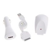 2-em-1 universal usb / ac / carregador de carro adaptador pa