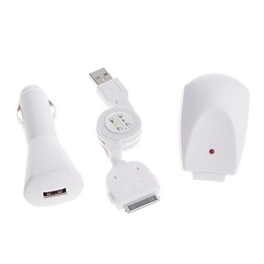 2-em-1 universal usb / ac / carregador de carro adaptador pa