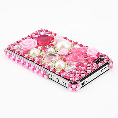 Capa para iPhone 4 e 4S - Laços Rosa